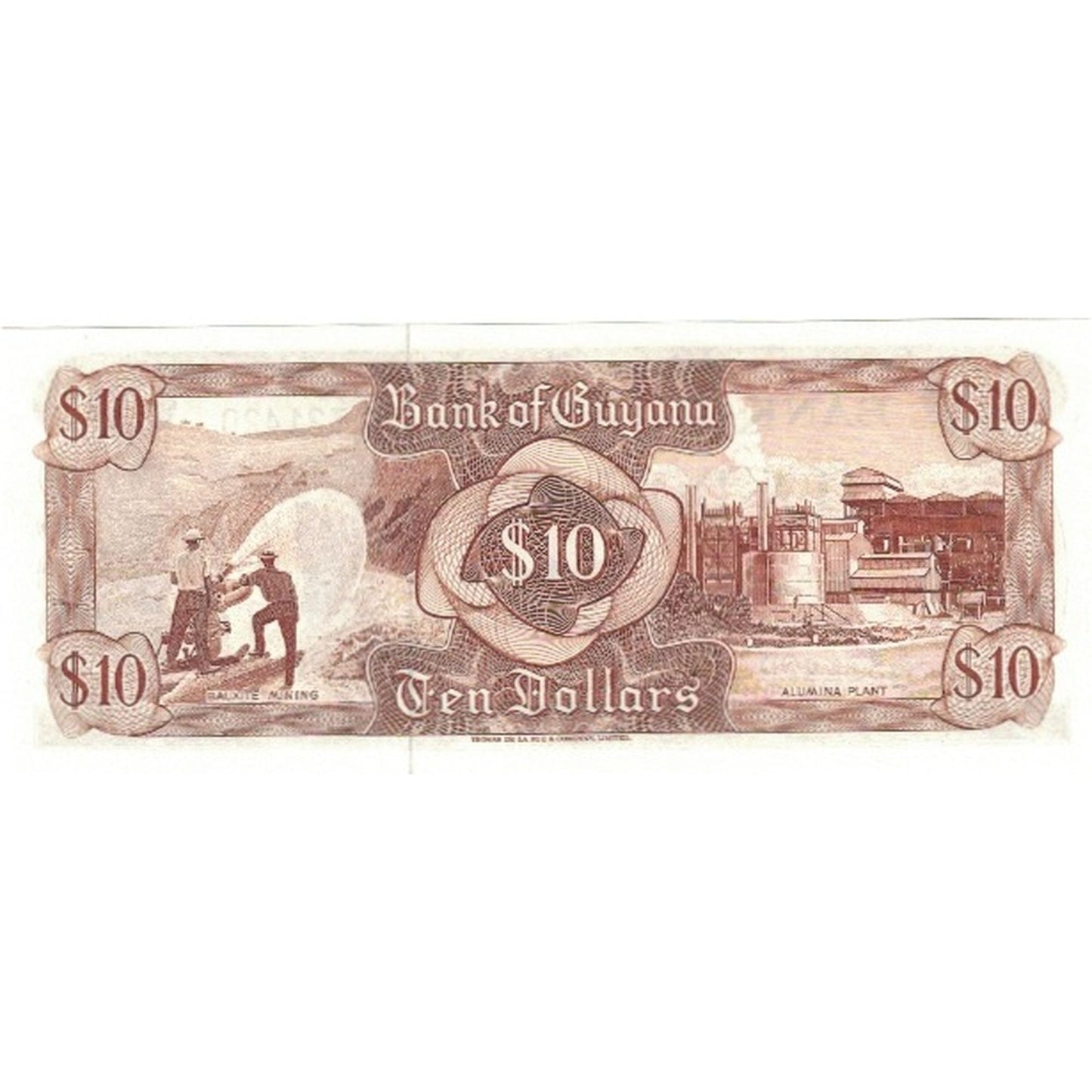 Banknot,
Gujana,
10 dolarów