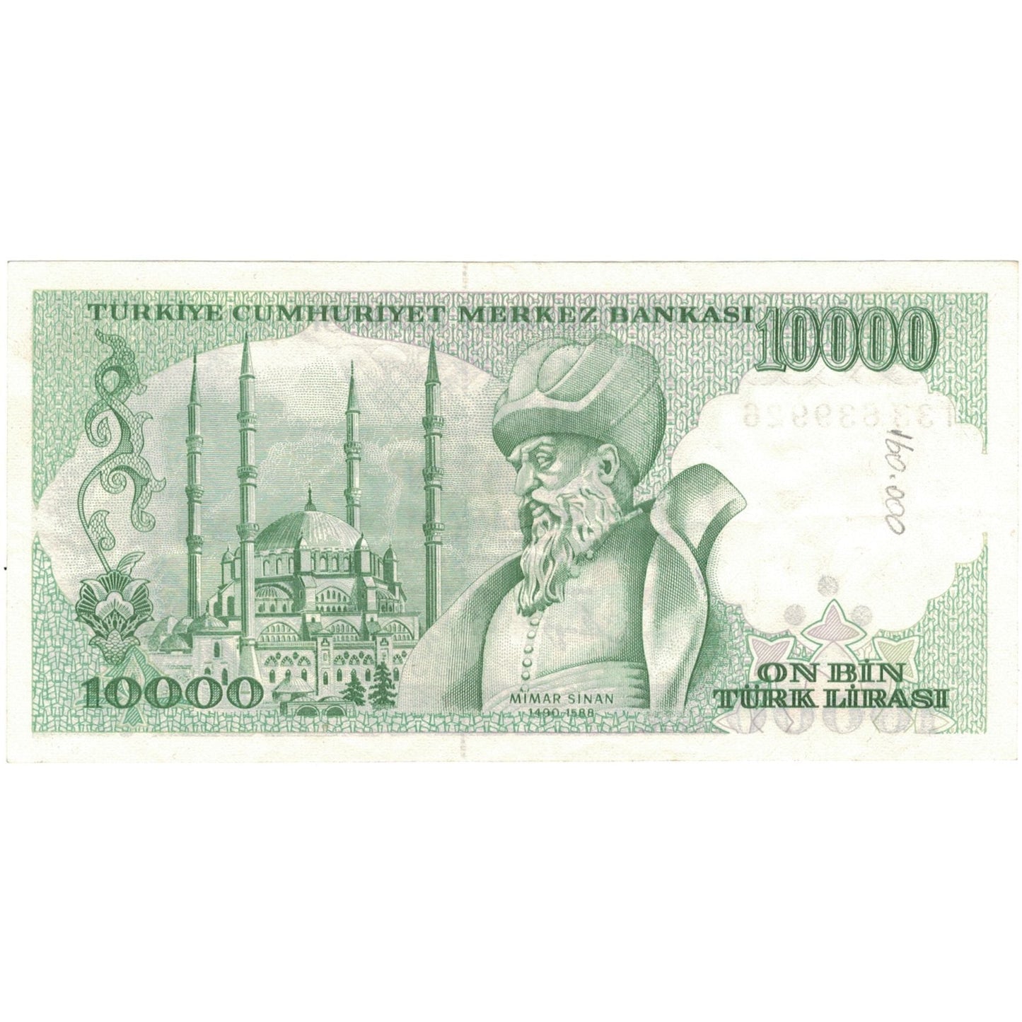 Banknot,
Indyk,
10