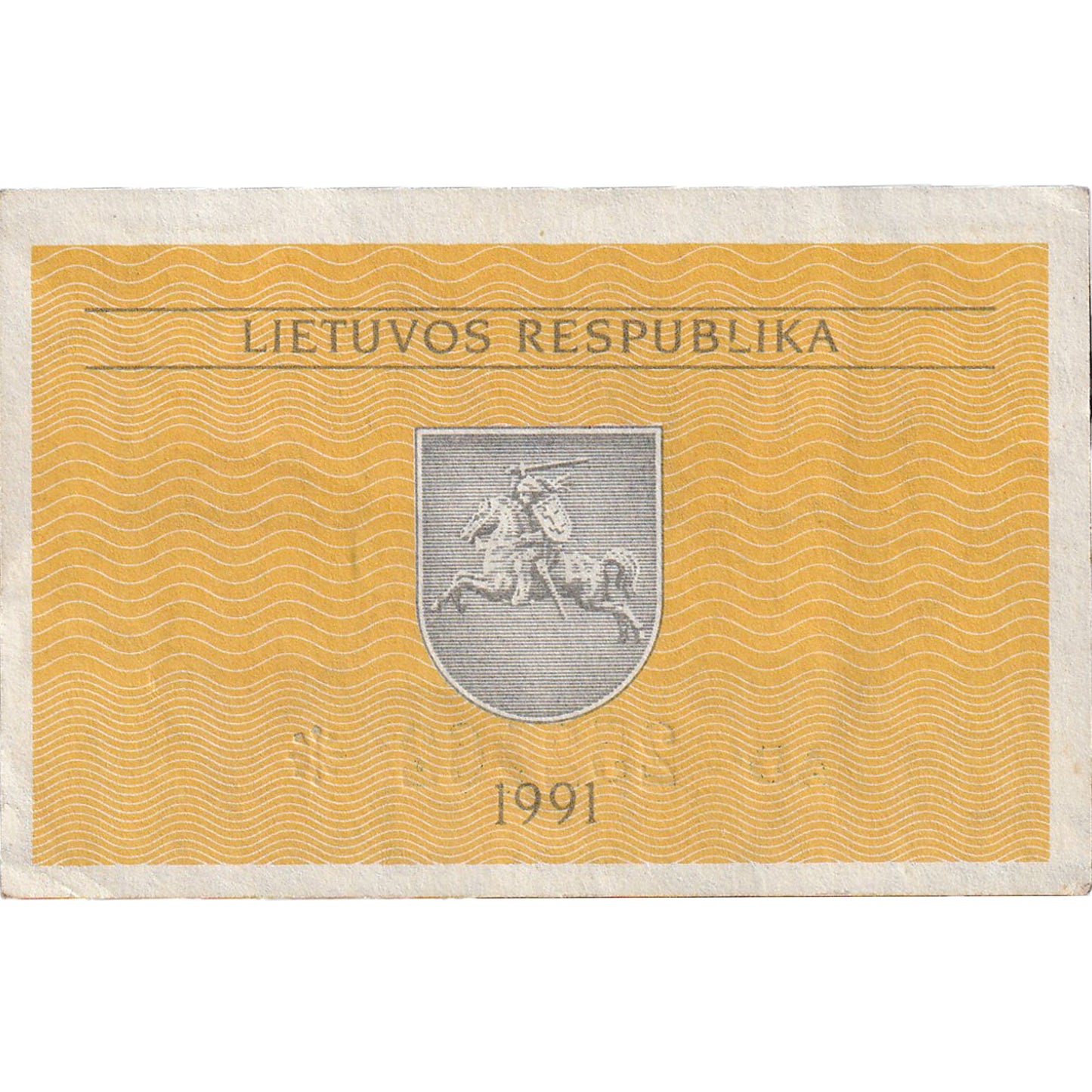 Litwa,
0,10 Talonów,
1991