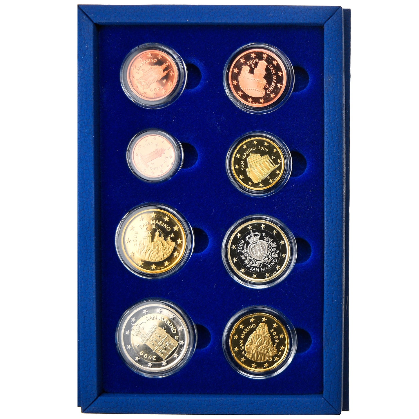 San Marino,
1 cent za 2 euro,
2009