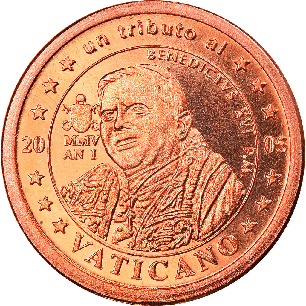 Watykan,
2 eurocenty,
Typ 4
