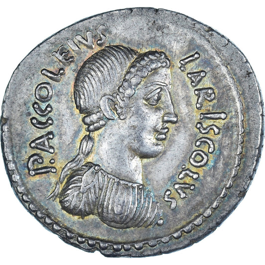 Ackoleia, 
  
  Denar, 
  
  43 p.n.e
