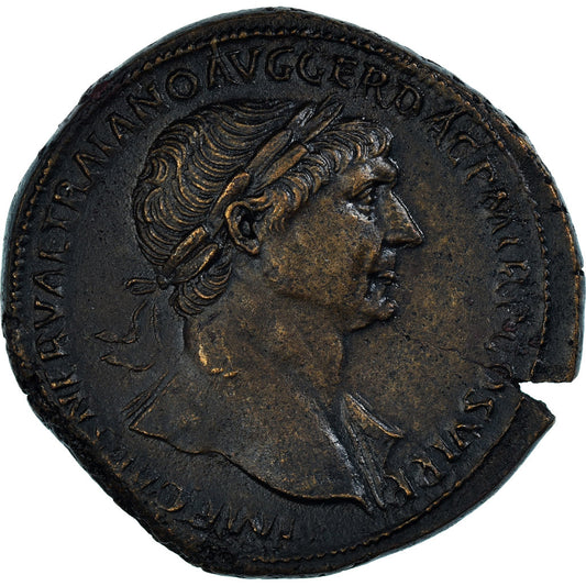 Trajana, 
  
  Sestercjusz, 
  
  112-114