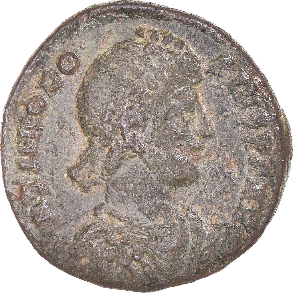 Moneta, 
  
  Teodozjusz I, 
  
  Follis