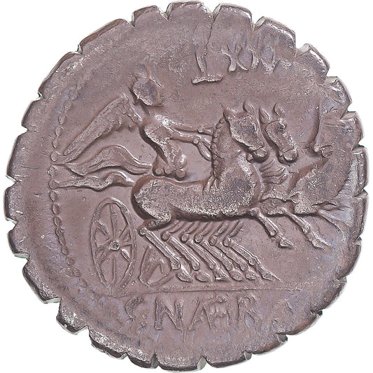 Moneta, 
  
  Naevia, 
  
  Denar Serratus