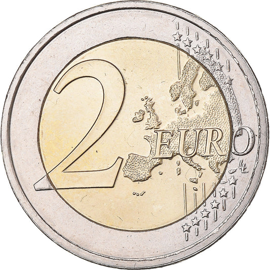 Luksemburg, 
  
  2 euro, 
  
  10. Jahrestag der Europäischen Währungsunion