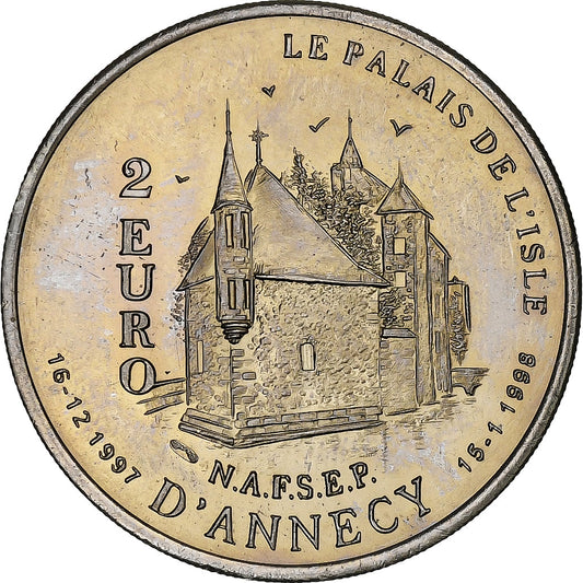 Francja, 
  
  2 euro, 
  
  Annecy – Claude Berthollet