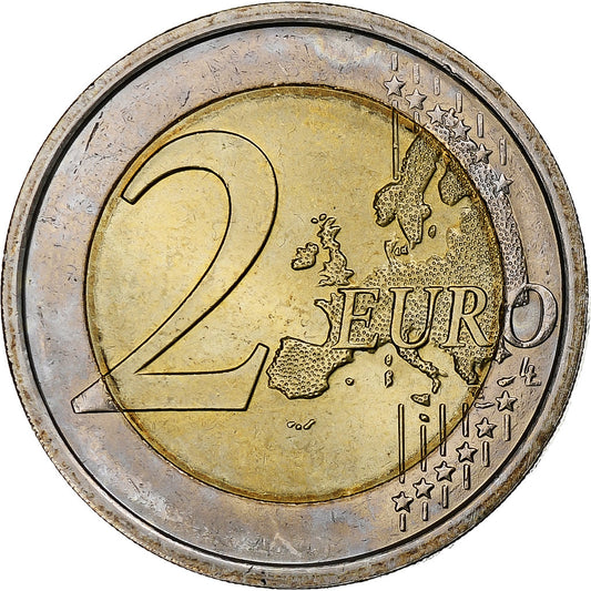 włoski, 
  
  2 euro, 
  
  Europäische Währungsunion