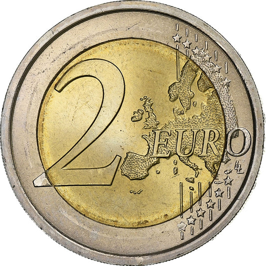 włoski, 
  
  2 euro, 
  
  Diritti Umani