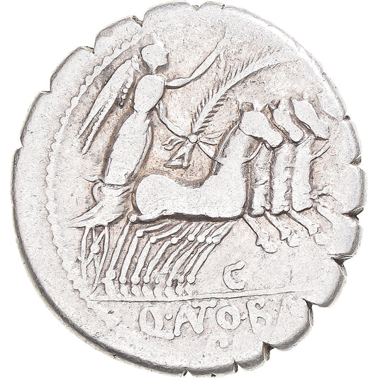 Moneta, 
  
  Antonia, 
  
  Denar Serratus