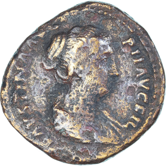 Moneta, 
  
  Faustyna II, 
  
  Dupondiusz