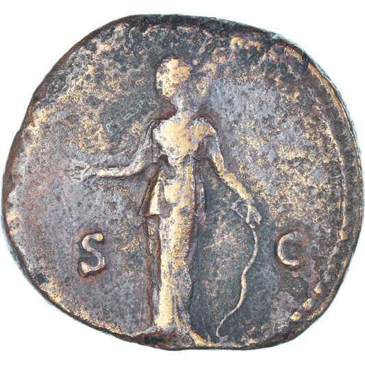 Moneta, 
  
  Faustyna II, 
  
  Dupondiusz