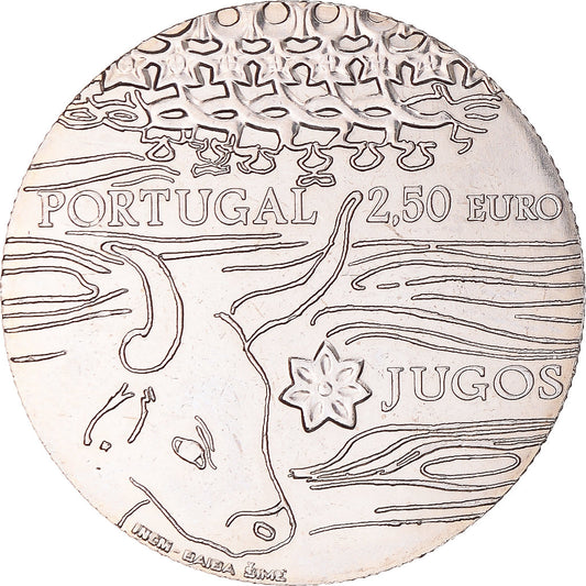 Portugalia, 
  
  2 1/2 Euro, 
  
  2014