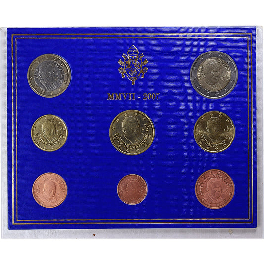 Watykan, 
  
  1 cent za 2 euro, 
  
  2007