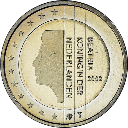 Niederlande, 
  
  2 euro, 
  
  2002