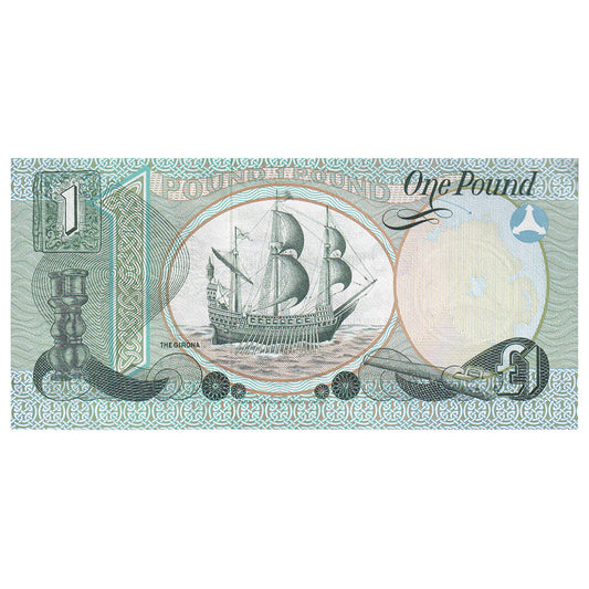 Banknot, 
  
  Irlandia Północna, 
  
  1 funt