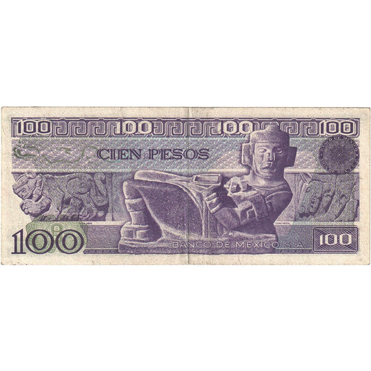 Banknot, 
  
  Meksyk, 
  
  100 peso