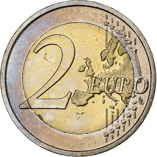 Irlandia, 
  
  2 euro, 
  
  30 Jahre Flagge der Europäischen Union