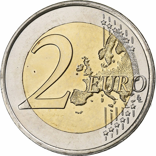 Luksemburg, 
  
  2 euro, 
  
  Henryk I. Herzog Henri