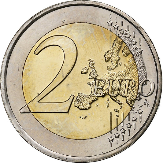 Niederlande, 
  
  2 euro, 
  
  Willema-Alexandera-Beitritta