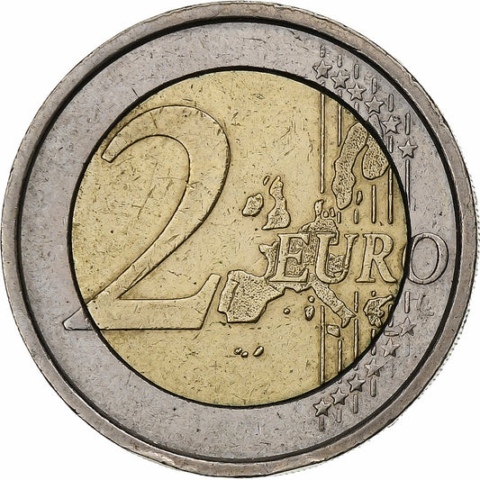 włoski, 
  
  2 euro, 
  
  Raffaello von Dante Alighieri