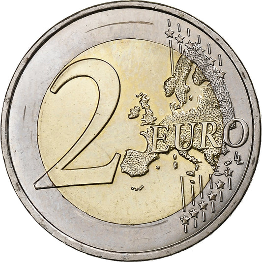 Francja, 
  
  2 euro, 
  
  Fußball-Europameisterschaft 2016