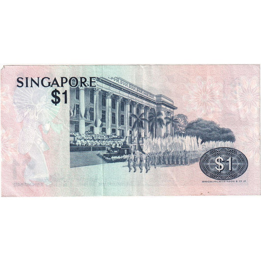 Singapur, 
  
  1 dolar, 
  
  WF(40-45)