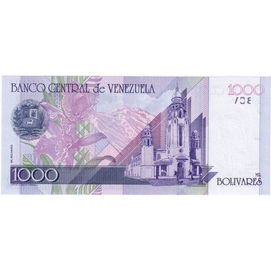 Wenezuela, 
  
  1000 boliwarów, 
  
  10.09.1998