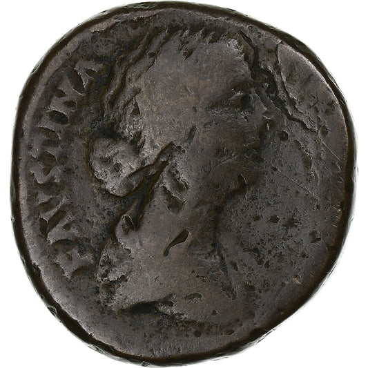 Faustyna II, 
  
  Sestercjusz, 
  
  161-176