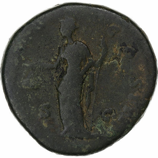 Antonin Pius, 
  
  Sestercjusz, 
  
  154-155
