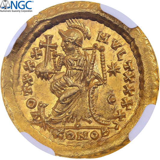 Teodozjusz II, 
  
  Solidus, 
  
  430-440