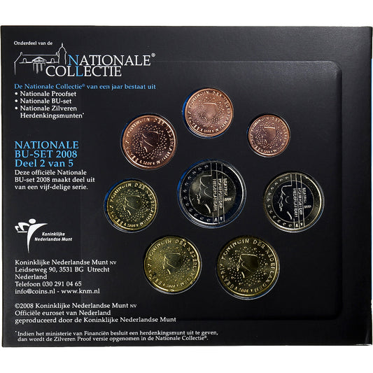 Niederlande, 
  
  Setze 1 ct. - 2 euro, 
  
  BU
