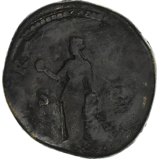 Diwa Faustyna I, 
  
  Sestercjusz, 
  
  141