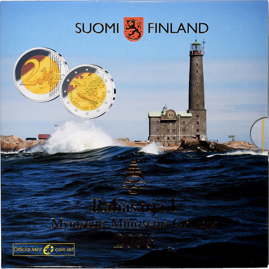 Finlandia, 
  
  Setze 1 ct. - 2 Euro + 2 €, 
  
  FDC