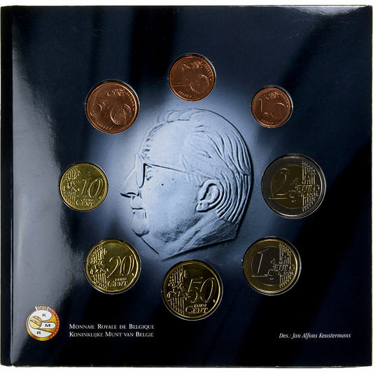 Beneluks, 
  
  Setze 1 ct. - 2 Euro + Jeton, 
  
  BU