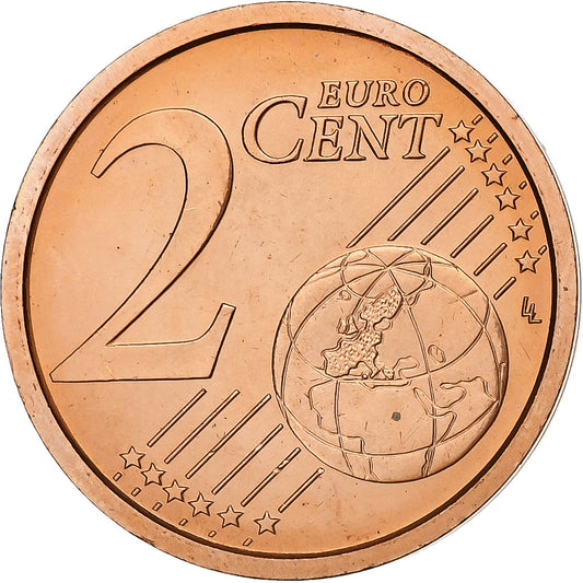 Watykan, 
  
  Benedykt XVI., 
  
  2 eurocenty