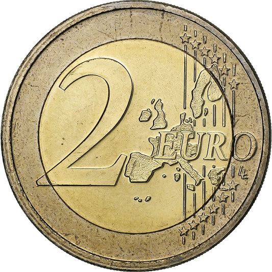 Luksemburg, 
  
  2 euro, 
  
  Henryk I. Monogramm