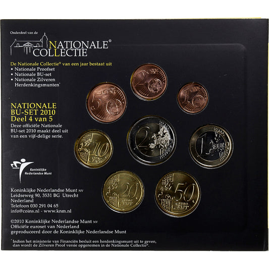 Niederlande, 
  
  Setze 1 ct. - 2 Euro + Jeton, 
  
  BU