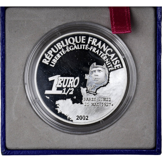 Francja, 
  
  1-1/2 Euro, 
  
  Traversée de Lindbergh