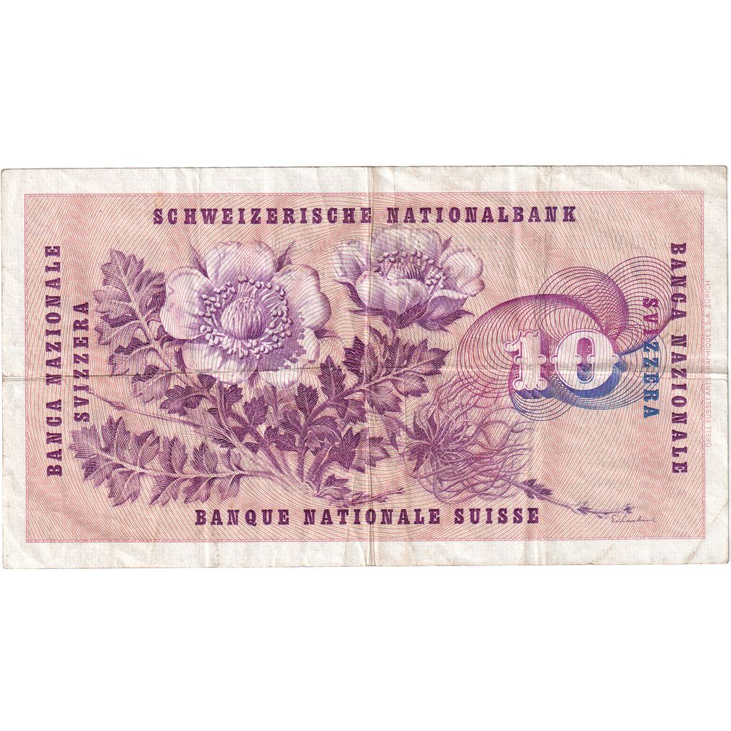 Szwajcaria, 
  
  10 Frankena, 
  
  26.10.1964