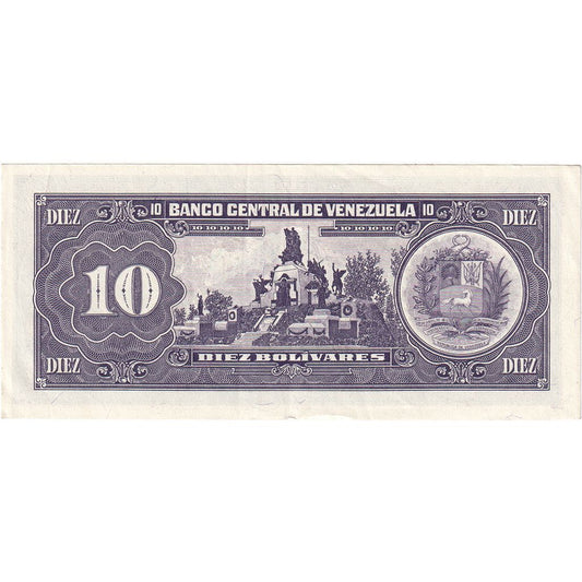 Wenezuela, 
  
  10 boliwarów, 
  
  1995-06-05