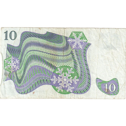 Szwecja, 
  
  10 koron, 
  
  VF(30-35)