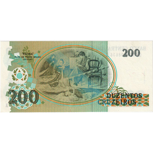 Brazylia, 
  
  200 Cruzeiros, 
  
  UNC(65-70)