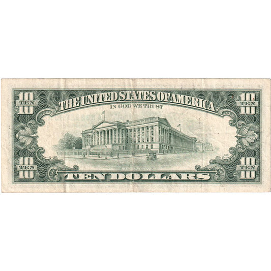 Stany Zjednoczone, 
  
  10 dolarów, 
  
  WF(40-45)
