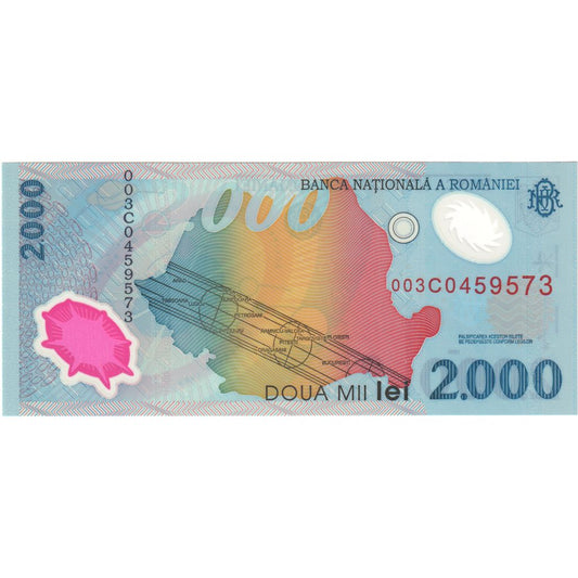 Banknot, 
  
  Rumunia, 
  
  2000 Lei