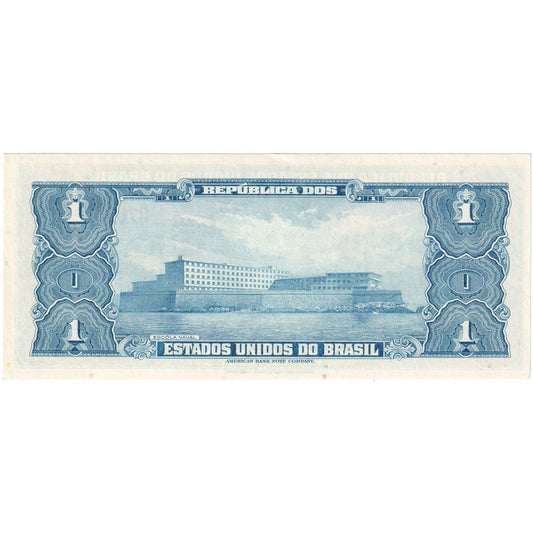 Brazylia, 
  
  1 Cruzeiro, 
  
  UNC(65-70)