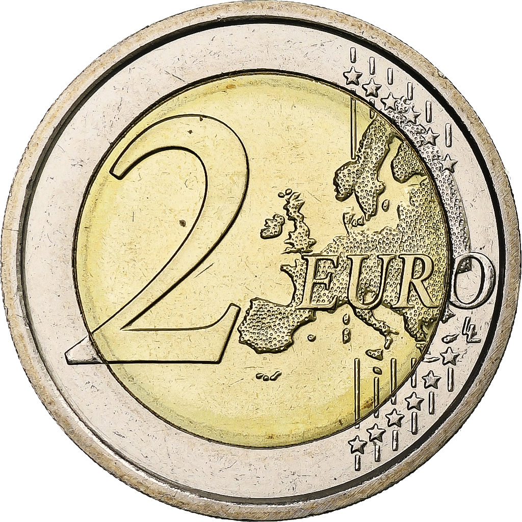 włoski, 
  
  2 euro, 
  
  Einführung in den Euro