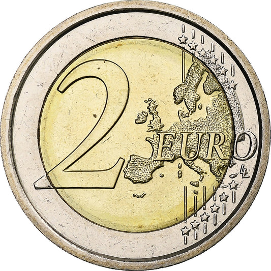 włoski, 
  
  2 euro, 
  
  Einführung in den Euro