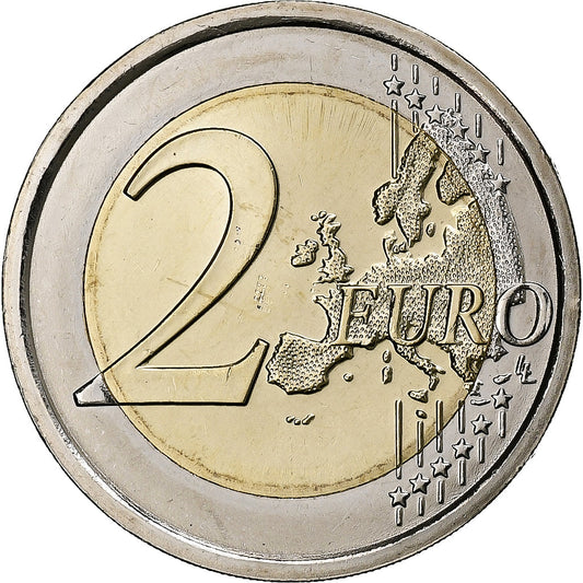 włoski, 
  
  2 euro, 
  
  Verfassung der Italienischen Republik