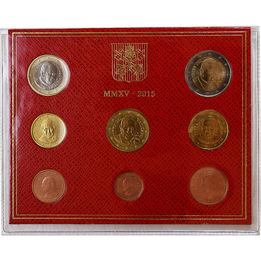 Watykan, 
  
  Franciszek I., 
  
  Setze 1 ct. - 2 euro
